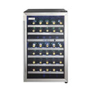  Danby 38-bottle Wine Cooler with Two Zones DWC114BLSDD IMAGE 2