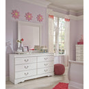  Signature Design by Ashley Anarasia B129B13 6 pc Full Sleigh Bedroom Set IMAGE 3