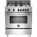  Bertazzoni 30-inch Freestanding Dual-Fuel Range with Convection Technology MAS30 4 DFM XE IMAGE 1