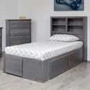  Mako Wood Furniture Autumn 6300 3 pc Twin Bookcase Kids Bedroom Set IMAGE 2