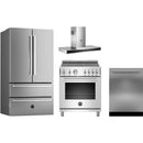  Bertazzoni Kitchen REF36X+PROHK36REF, PROF304INMXE, DW24XV+PROHK24DW, KG30CONX IMAGE 1