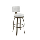  Amisco Boudoir Counter Height Stool Swan 41496-24 IMAGE 1