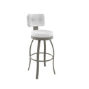  Amisco Swan Swarovski Pub Height Stool 41496S-30_56-05 IMAGE 1