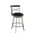  Amisco Library Luxe Counter Height Stool Historian Swarovski 41402S-26 IMAGE 1