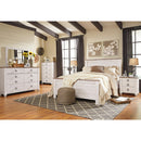  Signature Design by Ashley Willowton B267 7 pc Queen Panel Bedroom Set IMAGE 1