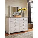  Signature Design by Ashley Willowton B267 7 pc Queen Panel Bedroom Set IMAGE 3
