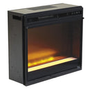  Signature Design by Ashley Entertainment Accessories Electric Fireplace Insert Entertainment Accessories W100-02 Fireplace Insert Glass/Stone (Fireplaces - Electric) IMAGE 2