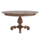  Canadel Round Champlain Dining Table with Pedestal Base TRN054543333DHWNF IMAGE 2