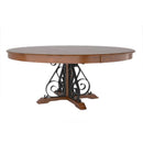  Canadel Round Champlain Dining Table with Pedestal Base TRN072721414MBUBF IMAGE 1