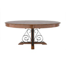  Canadel Round Champlain Dining Table with Pedestal Base TRN072721414MBUBF IMAGE 2