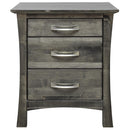  Mako Wood Furniture Megan M-6000 7 pc Queen Bedroom Set - Semi-Grey IMAGE 5