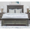  Mako Wood Furniture Symphony 2900 6 pc Queen Panel Bedroom Set - Green Grey IMAGE 2
