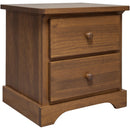  Mako Wood Furniture Decora 800 6 pc Queen Panel Bedroom Set - Caramel IMAGE 4
