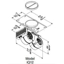  Best 1200 CFM Internal Hood Blower IQ12 IMAGE 2