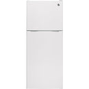  GE 24-inch, 11.6 cu. ft. Top Freezer Refrigerator GPE12FGKWW IMAGE 1