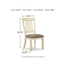  Signature Design by Ashley Bolanburg D647D26 6 pc Dining Set IMAGE 12