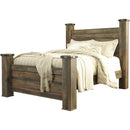  Signature Design by Ashley Trinell B446B80 8 pc Queen Poster Bedroom Set IMAGE 2