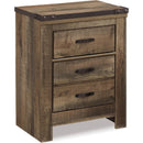  Signature Design by Ashley Trinell B446B88 6 pc Queen Panel Bedroom Set IMAGE 5