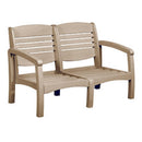  C.R. Plastic Products Bay Breeze DSF162-07 Loveseat Frame - Beige IMAGE 1