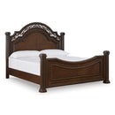  Signature Design by Ashley Lavinton B764B14 7 pc Queen Poster Bedroom Set IMAGE 2