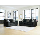  Signature Design by Ashley Midnight-Madness 98103 2 pc Living Room Set - Onyx IMAGE 1