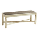  Signature Design by Ashley Bolanburg Bench Bolanburg D647-00 Large Upholstered Dining Room Bench (Dining Seating - Benches) IMAGE 1