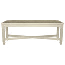  Signature Design by Ashley Bolanburg Bench Bolanburg D647-00 Large Upholstered Dining Room Bench (Dining Seating - Benches) IMAGE 2