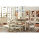  Signature Design by Ashley Bolanburg Dining Table Bolanburg D647-25 Rectangular Dining Room Table (Dining Tables - Rectangle) IMAGE 12
