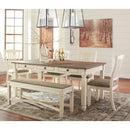  Signature Design by Ashley Bolanburg Dining Table Bolanburg D647-25 Rectangular Dining Room Table (Dining Tables - Rectangle) IMAGE 7