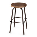  Amisco Button Pub Height Stool 42460-30_52-87 IMAGE 1