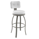  Amisco Swan Swarovski Counter Height Stool 41496-26S_56-05 IMAGE 1