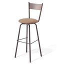  Amisco Crystal Pub Height Stool 40487-30-52-UPH IMAGE 1