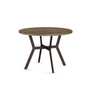  Amisco Round Norcross Dining Table with Trestle Base 50563|90412_52-86 IMAGE 1