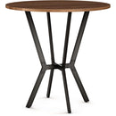  Amisco Round Norcross Counter Height Dining Table with Trestle Base 50563-36/51|90412/87 IMAGE 1