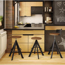  Amisco Uplift Adjustable Height Stool Uplift 40614 Upholstered Stool IMAGE 2