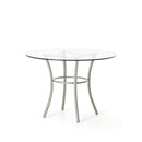  Amisco Round Lotus Dining Table with Glass Top 50509|90242_56 IMAGE 1