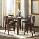  Signature Design by Ashley Bennox 5 pc Counter Height Dinette D384-223 IMAGE 3