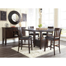  Signature Design by Ashley Haddigan Counter Height Stool Haddigan D596-124 Upholstered Barstool (Dining Seating - Stools) IMAGE 4