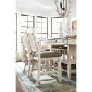  Signature Design by Ashley Bolanburg Counter Height Stool Bolanburg D647-124 Upholstered Barstool (Dining Seating - Stools) IMAGE 4