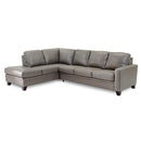  Palliser Creighton Leather 2 pc Sectional 77294-13/77294-36-CLASSIC-SABLE IMAGE 1