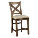  Signature Design by Ashley Moriville Counter Height Stool Moriville D631-124 Upholstered Barstool (Dining Seating - Stools) IMAGE 1