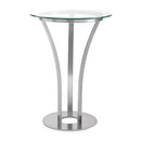  Amisco Round Dalia Counter Height Dining Table with Glass Top and Pedestal Base 50507-38_14/90236 IMAGE 1