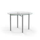  Amisco Round Carrefour Dining Table with Glass Top 50692|90242_24 IMAGE 1