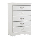  Signature Design by Ashley Anarasia 5-Drawer Chest Anarasia B129-46 Five Drawer Chest (Chests - 5 Drawers) IMAGE 1