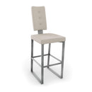  Amisco Soho Counter Height Stool Soho 40555 Counter Height Non Swivel Stool - Oyster/Magnetite IMAGE 1