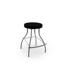 Amisco Bulb Counter Height Stool Bulb 42470 Counter Height Swivel Stool - Caviar/Magnetite IMAGE 1