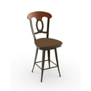  Amisco Cynthia Pub Height Stool Cynthia 41411 Bar Height Swivel Stool IMAGE 1