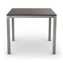  Amisco Square Carbon-Glass Dining Table with Glass Top 50962|90209_56 IMAGE 1