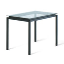  Amisco Robert Pub Height Dining Table with Glass Top 50898|90260_25 IMAGE 1
