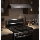  GE Profile 30-Inch Under Cabinet Range Hood with 4 Speeds hotte stain less IMAGE 7